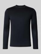 Emporio Armani Longsleeve mit Rundhalsausschnitt in Marine, Größe XXL