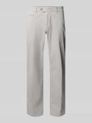 Brax Regular Fit Stoffhose mit Lyocell-Anteil Modell 'Everest' in Silb...