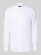 Emporio Armani Regular Fit Freizeithemd im langärmeligen Design in Wei...