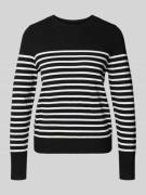 s.Oliver RED LABEL Regular Fit Strickpullover aus Viskose-Mix in Black...