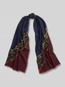 Lauren Ralph Lauren Schal aus reiner Wolle in Dunkelblau, Größe 1