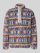 COLUMBIA Regular Fit Pullover mit Logo-Patch in Beige, Größe L