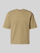 JAKE*S STUDIO MEN Relaxed Fit T-Shirt aus reiner Baumwolle in Oliv, Gr...
