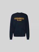 Dsquared2 Cool Fit Sweatshirt aus reiner Baumwolle in Marine, Größe L