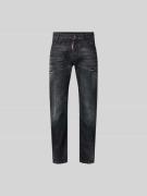 Dsquared2 Slim Fit Jeans aus Baumwoll-Mix in Black, Größe 46