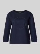 monari Relaxed Fit Sweatshirt mit Viskose-Anteil Modell 'Emblem' in Ma...