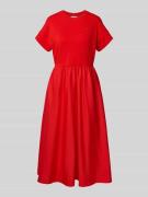 Tommy Hilfiger Ausgestelltes Freizeitkleid aus Material-Mix Modell 'CO...