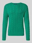 Polo Ralph Lauren Regular Fit Strickpullover aus reiner Baumwolle in G...