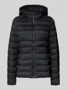 Jake*s Casual Steppjacke mit Kapuze in Black, Größe 34