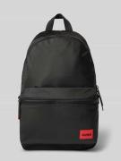 HUGO Rucksack mit Label Patch Modell 'ETHON 3,0' in BLACK, Größe 1