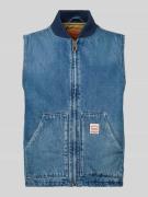 Levi's® Regular Fit Weste in Denim-Optik Modell 'Sansome' in Jeansblau...
