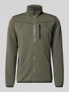 Icepeak Regular Fit Fleecejacke mit Stehkragen Modell 'Berthold' in Ol...