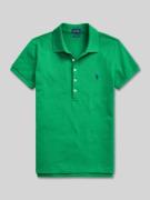 Polo Ralph Lauren Slim Fit Poloshirt aus Baumwoll-Mix in Gruen, Größe ...