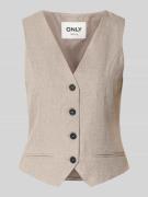 Only Regular Fit Weste mit einreihiger Knopfleiste Modell 'LINDA' in S...