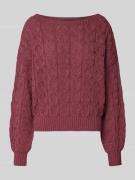 Only Relaxed Fit Pullover aus Baumwoll-Mix Modell 'BRYNN' in Mauve, Gr...