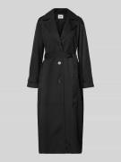 Only Regular Fit Trenchcoat in Longline Modell 'LINE' in Black, Größe ...