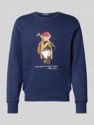 Polo Ralph Lauren Regular Fit Sweatshirt aus Baumwoll-Mix in Marine, G...
