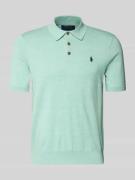 Polo Ralph Lauren Regular Fit Poloshirt aus reiner Baumwolle in Mint, ...