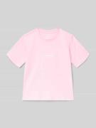 Jack & Jones T-Shirt aus reiner Baumwolle Modell 'SOHO' in Rosa, Größe...