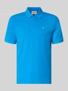 Calvin Klein Jeans Straight Fit Poloshirt mit Label-Stitching in Royal...
