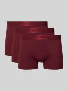 Tommy Hilfiger Slim Fit Trunks aus Modal-Mix im 3er-Pack in Bordeaux, ...
