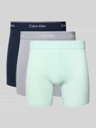 Calvin Klein Underwear Trunks aus Baumwoll-Mix im 3er-Pack in Mint, Gr...