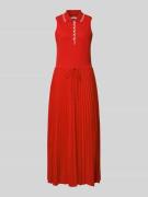 Tommy Hilfiger Tailliertes Freizeitkleid aus Baumwoll-Mix in Rot, Größ...