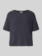 Marc O'Polo Boxy Fit Pullover aus Baumwoll-Mix-Frottee in Anthrazit, G...