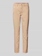 Cambio Slim Fit Jeans mit verkürztem Schnitt Modell 'PIPER' in Camel, ...