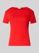 Tommy Hilfiger Slim Fit T-Shirt aus reiner Baumwolle in Rot, Größe L