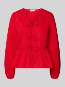 Marc O'Polo Denim Slim Fit Langarmbluse aus reiner Baumwolle in Rot, G...