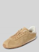 Tommy Hilfiger Low Top Sneaker aus reinem Rindsleder in Beige, Größe 3...