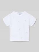 Mayoral T-Shirt aus reiner Baumwolle in Weiss, Größe 104