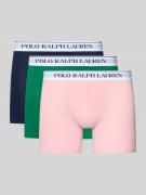 Polo Ralph Lauren Underwear Trunks aus Baumwoll-Mix im 3er-Pack in Ros...