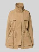 Jake*s Casual Jacke mit Stehkragen und Pattentaschen in Schlamm, Größe...