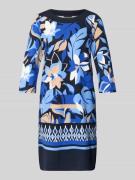 Betty Barclay Knielanges Kleid aus Viskose-Mix im Allover-Look in Roya...