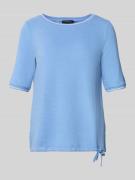 Betty Barclay T-Shirt mit Strukturmuster und Tunnelzug in Bleu, Größe ...