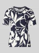 Betty Barclay T-Shirt aus Viskose-Elasthan-Mix im Allover-Look in Mari...