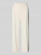 Jake*s Collection Stoffhose mit elastischem Bund in Ecru, Größe 32