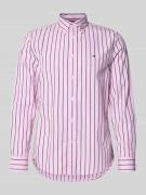 Tommy Hilfiger Regular Fit Freizeithemd aus reiner Baumwolle in Rosa, ...