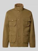 Barbour Regular Fit Jacke aus Baumwoll-Mix Modell 'SANDERLING' in Sand...