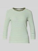 Christian Berg Woman T-Shirt mit Streifenmuster und 3/4-Arm in Mint, G...