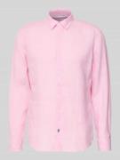 OLYMP Level Five Casual Fit Freizeithemd aus Leinen in Hellrosa, Größe...