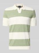 OLYMP Level Five Slim Fit Poloshirt aus Baumwoll-Mix in Strick-Optik i...