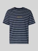 Jack & Jones T-Shirt mit Streifenmuster und Rundhalsausschnitt in Mari...