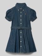 Polo Ralph Lauren Teens Tailliertes Jeanskleid aus reiner Baumwolle in...