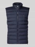 Polo Ralph Lauren Regular Fit Daunenweste mit Logo-Stitching in Marine...