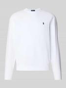 Polo Ralph Lauren Regular Fit Sweatshirt aus Baumwoll-Mix in Weiss, Gr...