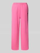 American Vintage Sweatpants mit Label-Print Modell 'PLIZZY' in Pink, G...