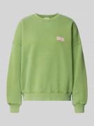 American Vintage Sweatshirt mit Label-Print Modell 'PLIZZY' in Gruen, ...